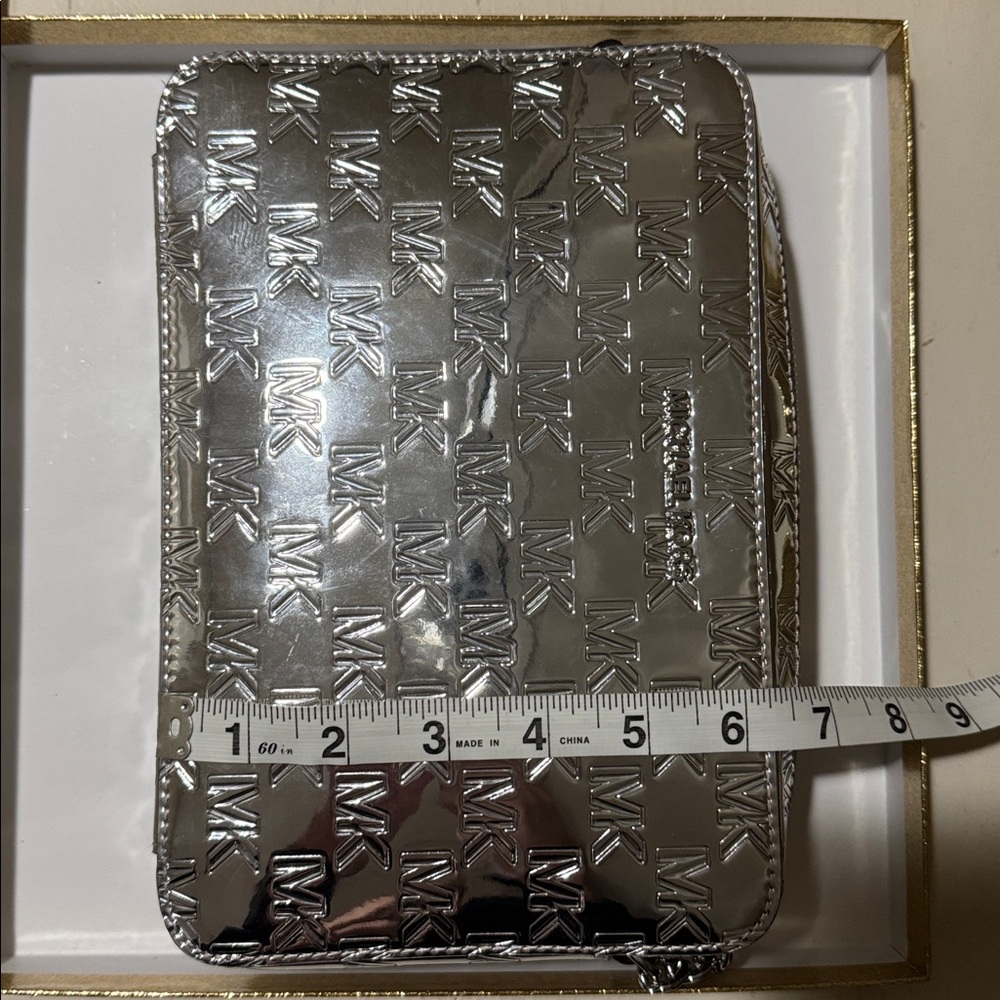 Michael Kors Silver Crossbody Bag - NO CALLOUTS - Picture 7 of 8
